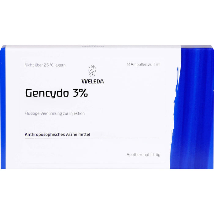 WELEDA Gencydo 3% Injektionslösung bei allergischen Erkrankungen, 8 pc Ampoules