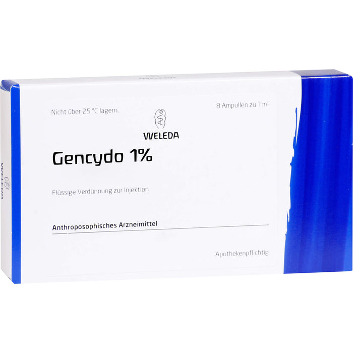 WELEDA Gencydo 1 % Injektionslösung bei allergischen Erkrankungen, 8 pcs. Ampoules