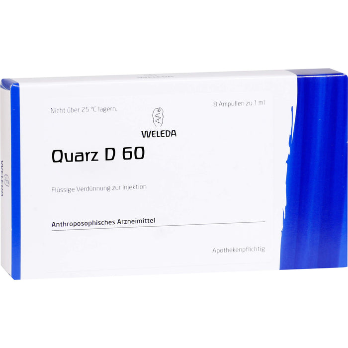 WELEDA Quarz D60 flüssige Verdünnung, 8 pcs. Ampoules