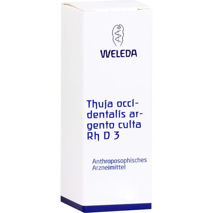 WELEDA Thuja occidentalis Argento culta Rh D3 flüssige Verdünnung, 20 ml Solution