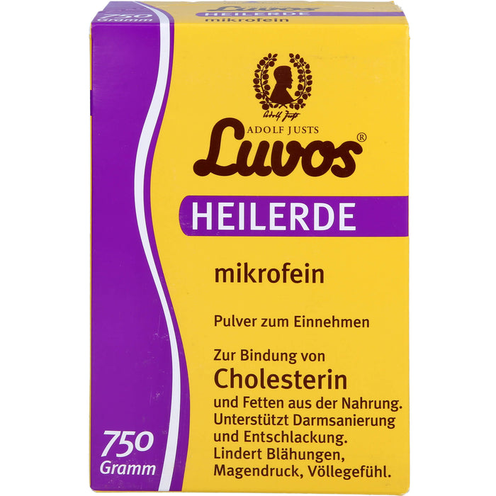 Luvos Heilerde mikrofein Pulver Cholesterin, 750 g Pulver