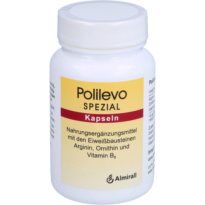 Polilevo spezial Kapseln mit Arginin, Ornithin und Vitamin B6, 60 pcs. Capsules