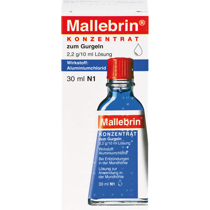 Mallebrin Konzentrat zum Gurgeln, 30 ml Lösung