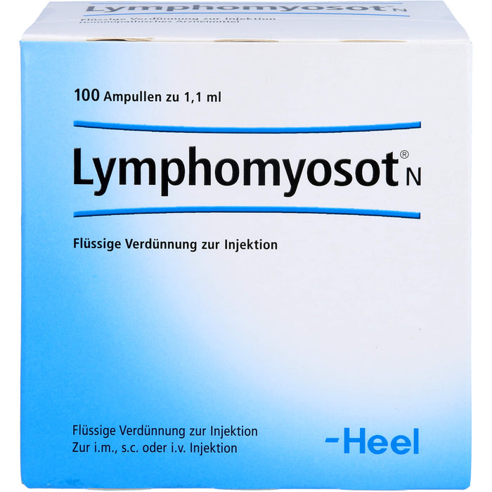 Lymphomyosot N, Flüssige Verdünnung zur Injektion, 100 St. Ampullen