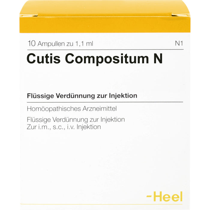 Heel Cutis compositum N Ampullen, 10 pc Ampoules