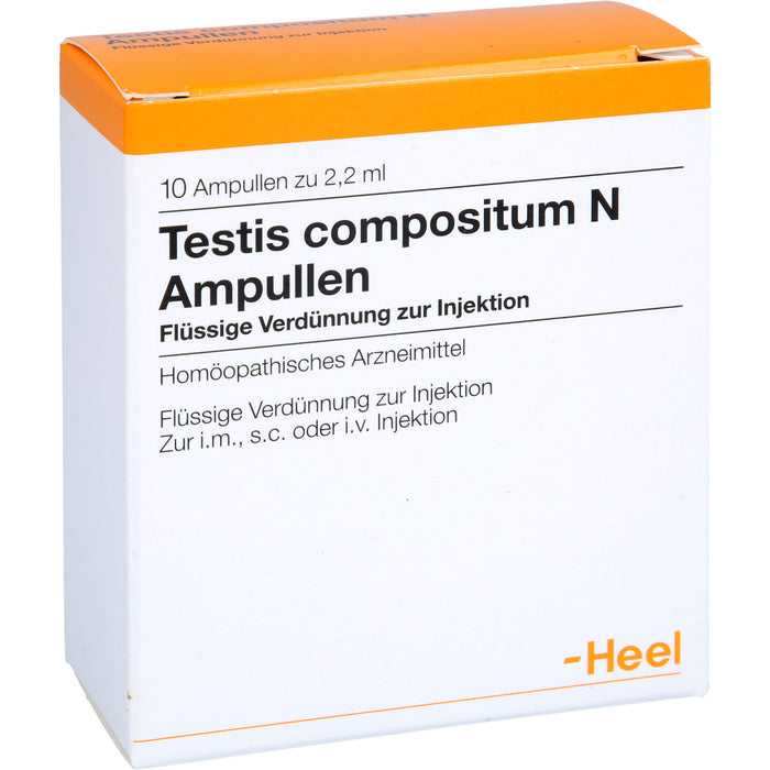 Heel Testis compositum N Ampullen, 10 pcs. Ampoules