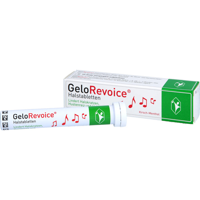 GeloRevoice Halstabletten Kirsch-Menthol, 20 pcs. Tablets