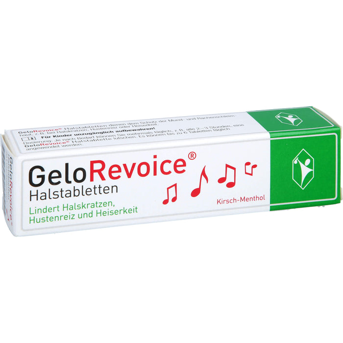 GeloRevoice Halstabletten Kirsch-Menthol, 20 pcs. Tablets