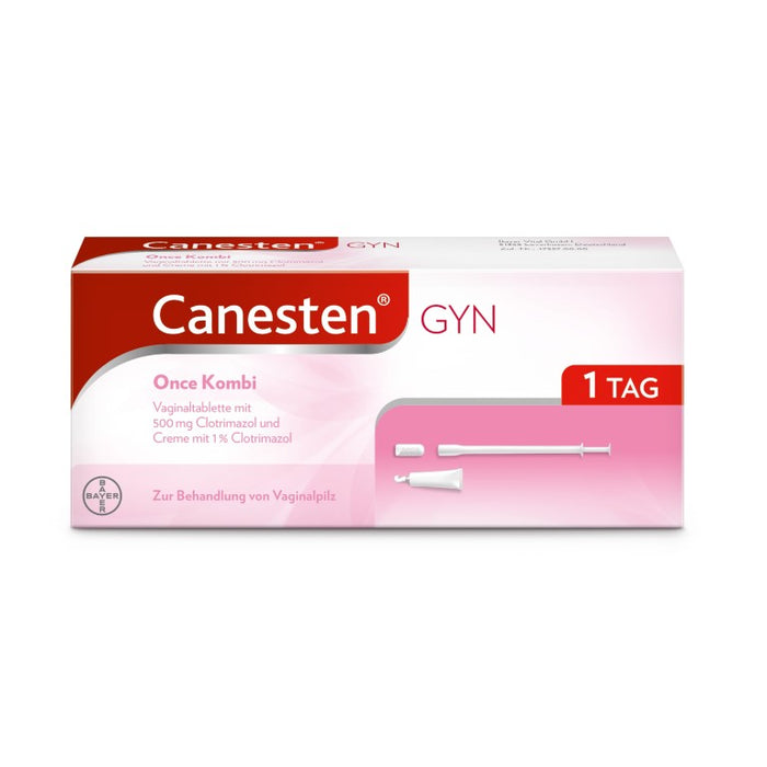 Canesten Gyn once Kombi 1 Tag Vaginaltabletten und Creme, 1 pc Paquet combiné