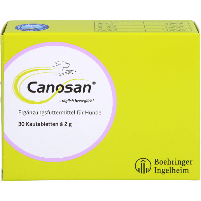 Canosan Kautabletten für Hunde, 30 pc Tablettes