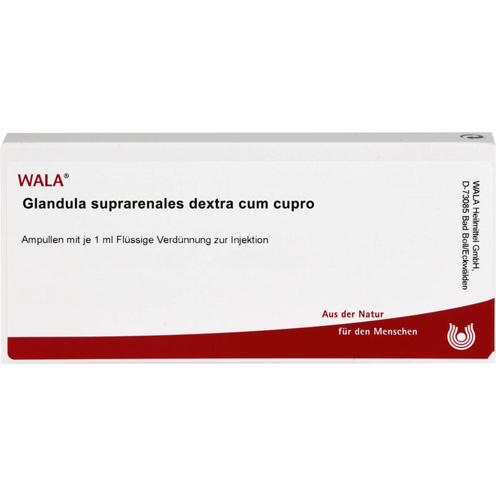 Glandula Supraren. Dextra c. Cupro coll. Wala Ampullen, 10X1 ml AMP