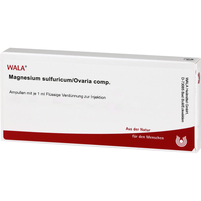 WALA Magnesium sulfuricum/Ovaria comp. flüssige Verdünnung, 10 pc Ampoules