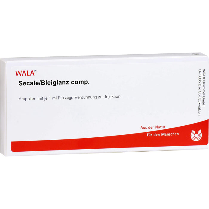 WALA Secale Bleiglanz comp. Ampullen, 10 pc Ampoules