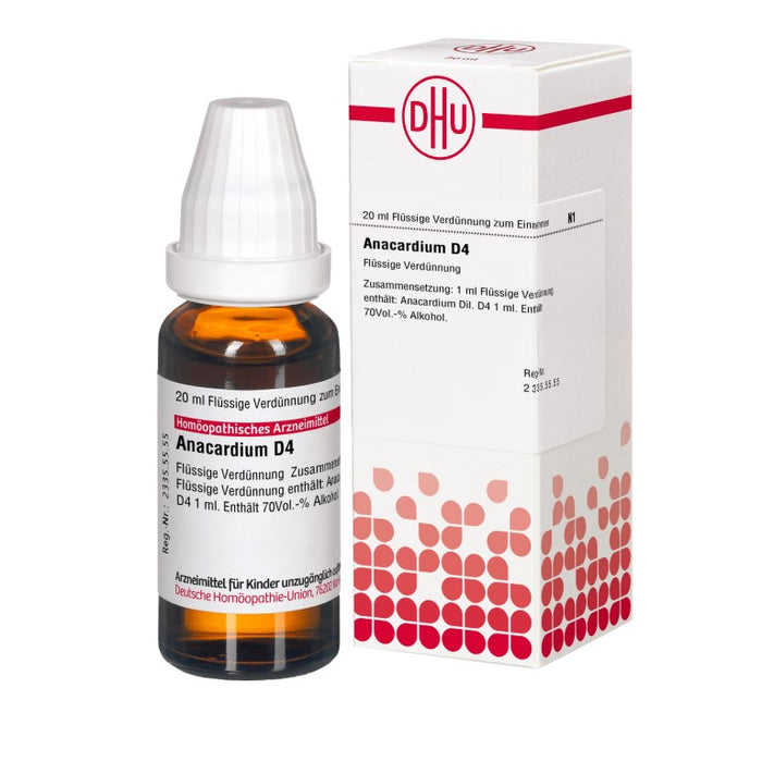 DHU Anacardium D4 Dilution, 20 ml Lösung