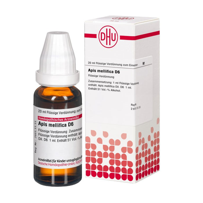 DHU Apis mellifica D6 Dilution, 20 ml Lösung