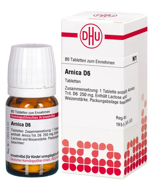 DHU Arnica D6, 80 pc Tablettes