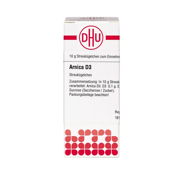 DHU Arnica D3 Streukügelchen, 10 g Globuli