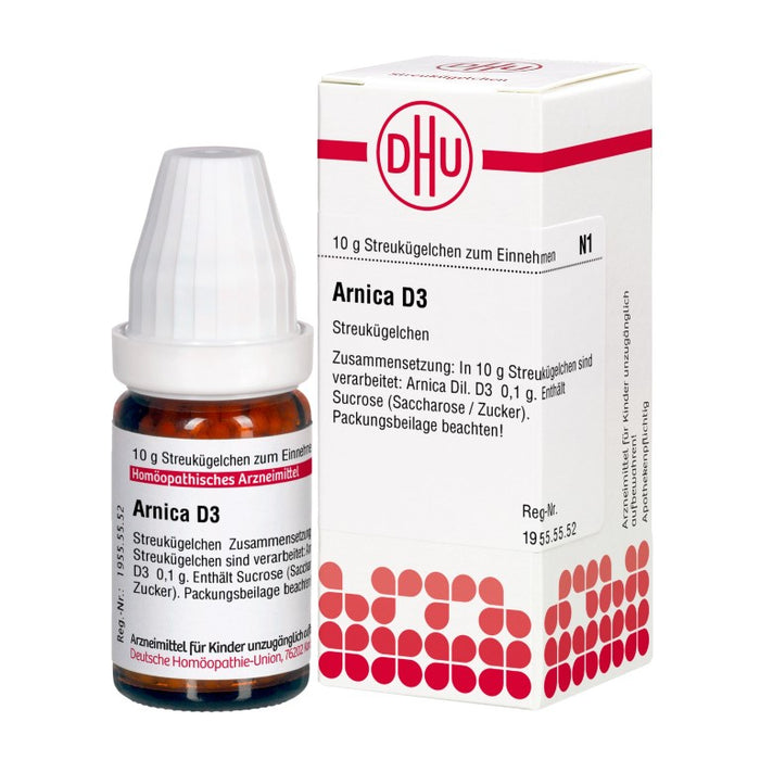 DHU Arnica D3 Streukügelchen, 10 g Globules