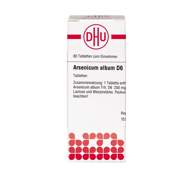 DHU Arsenicum album D6 Tabletten, 80 pcs. Tablets