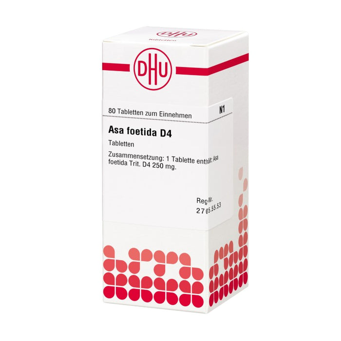 DHU Asa foetida D4 Tabletten, 80 St. Tabletten