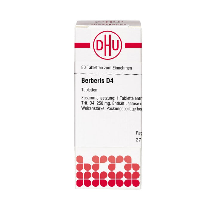 DHU Berberis D4 Tabletten, 80 St. Tabletten