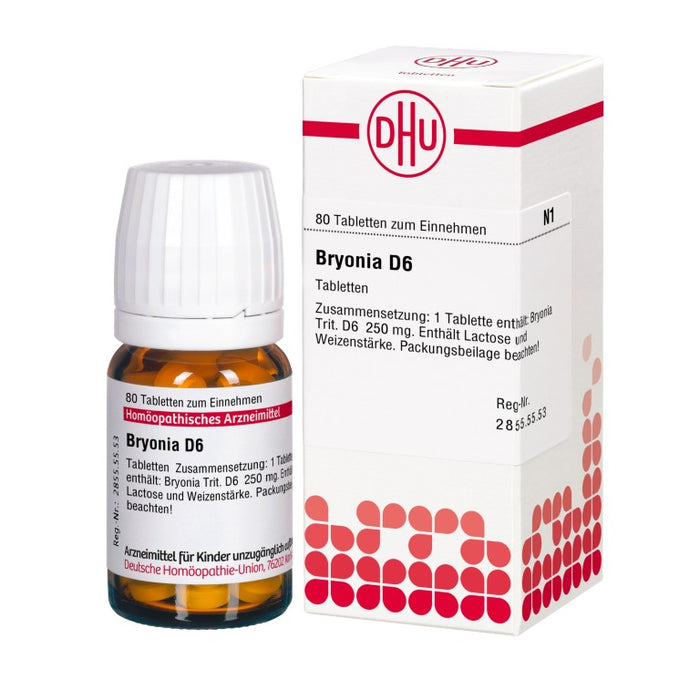 DHU Bryonia D6 Tabletten, 80 pc Tablettes