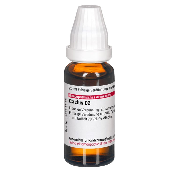 DHU Cactus D2 Dilution, 20 ml Lösung