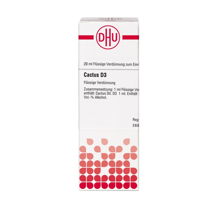 DHU Cactus D3 Dilution, 20 ml Lösung