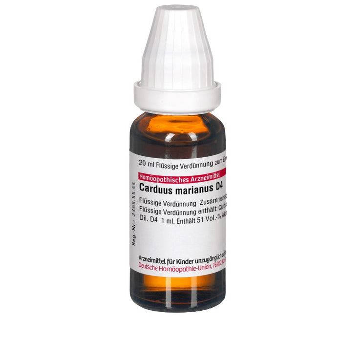 DHU Carduus marianus D4 Dilution, 20 ml Lösung