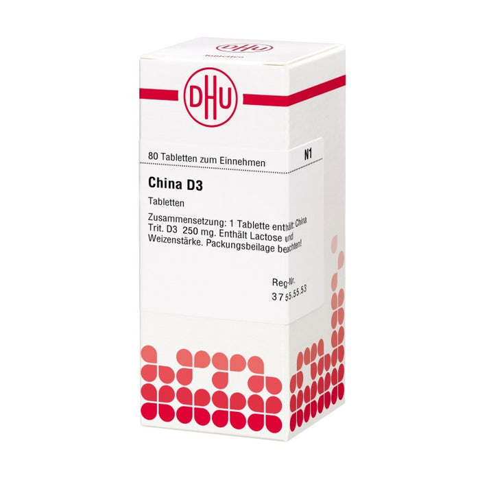 DHU China D3 Tabletten, 80 pc Tablettes