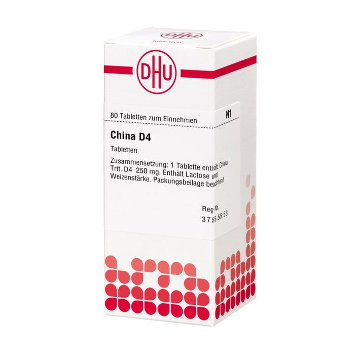 DHU China D4 Tabletten, 80 pcs. Tablets