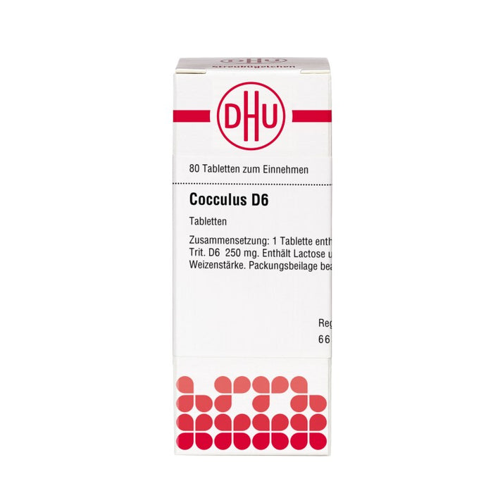 Cocculus D6 DHU Tabletten, 80 St. Tabletten