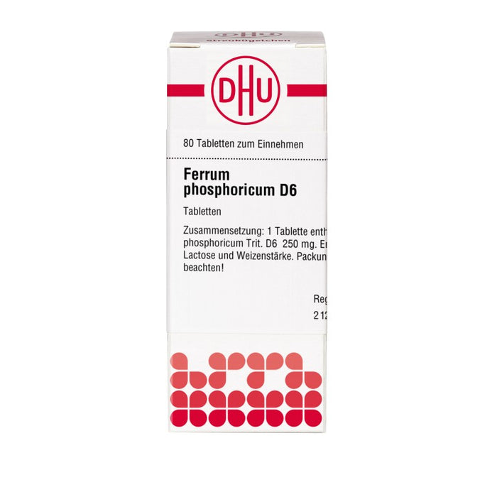 DHU Ferrum phosphoricum D6 Tabletten, 80 pcs. Tablets