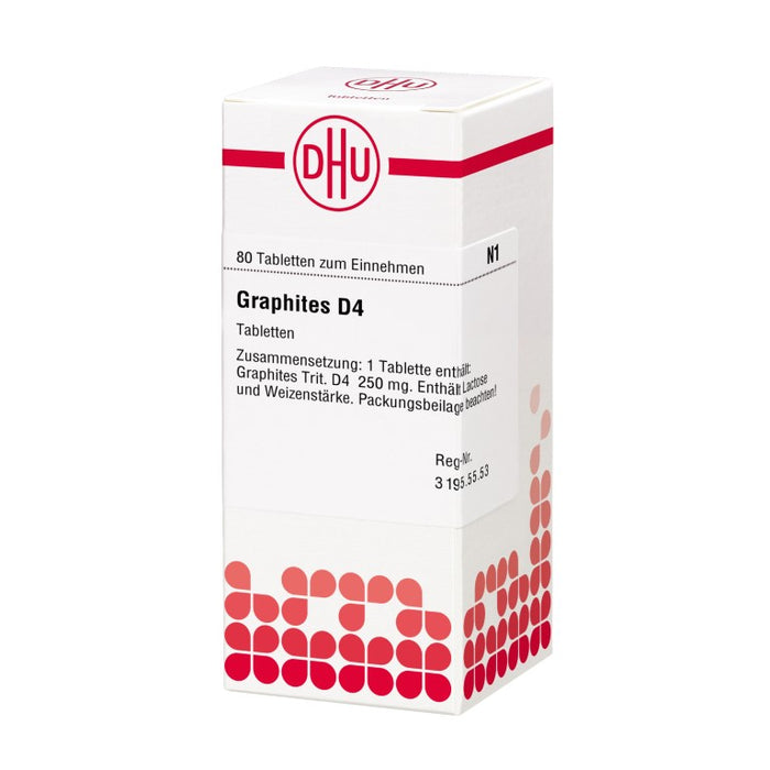 DHU Graphites D4 Tabletten, 80 pcs. Tablets