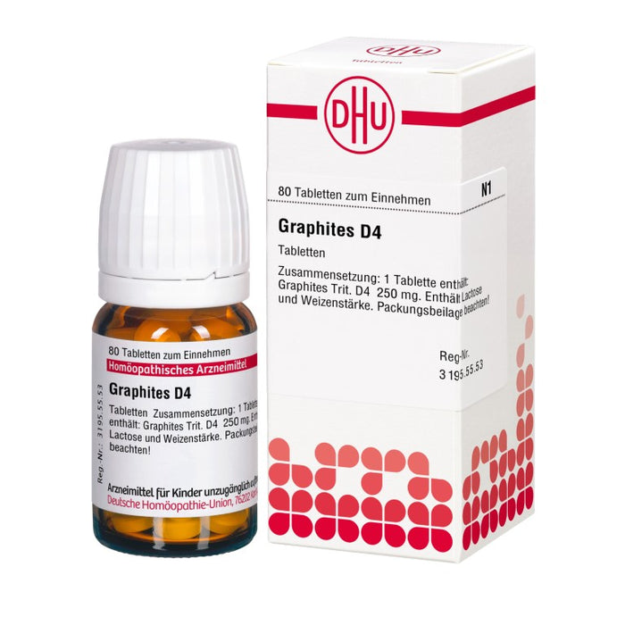 DHU Graphites D4 Tabletten, 80 St. Tabletten