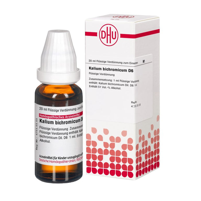 DHU Kalium bichromicum D6 Dilution, 20 ml Lösung