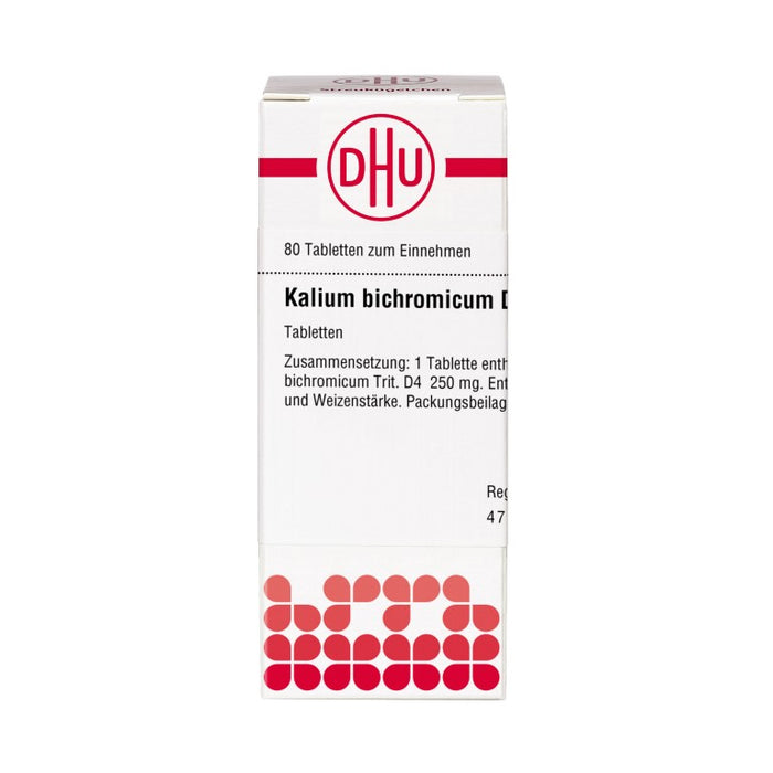 DHU Kalium bichromicum D4 Tabletten, 80 pcs. Tablets