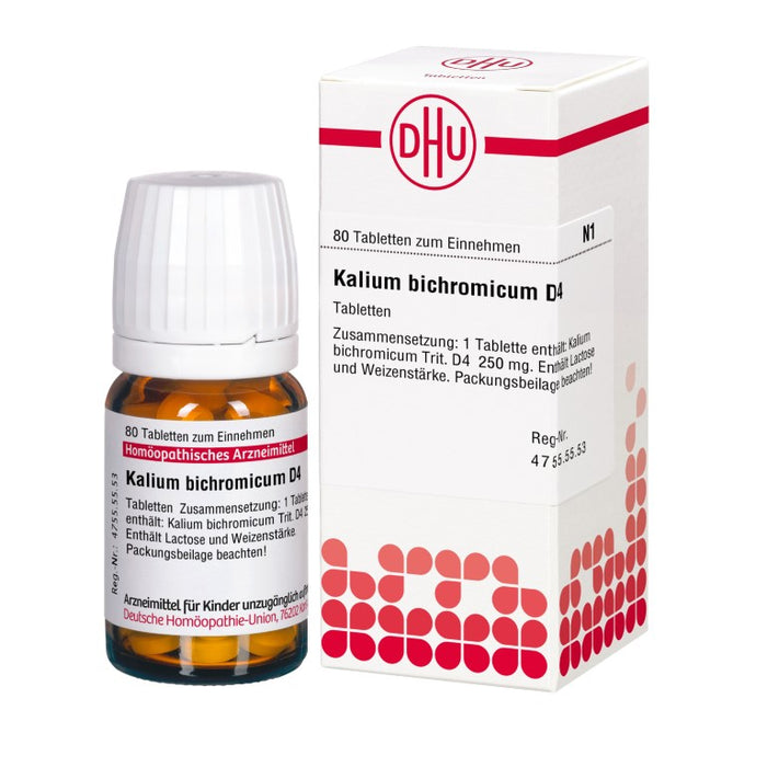 DHU Kalium bichromicum D4 Tabletten, 80 pc Tablettes