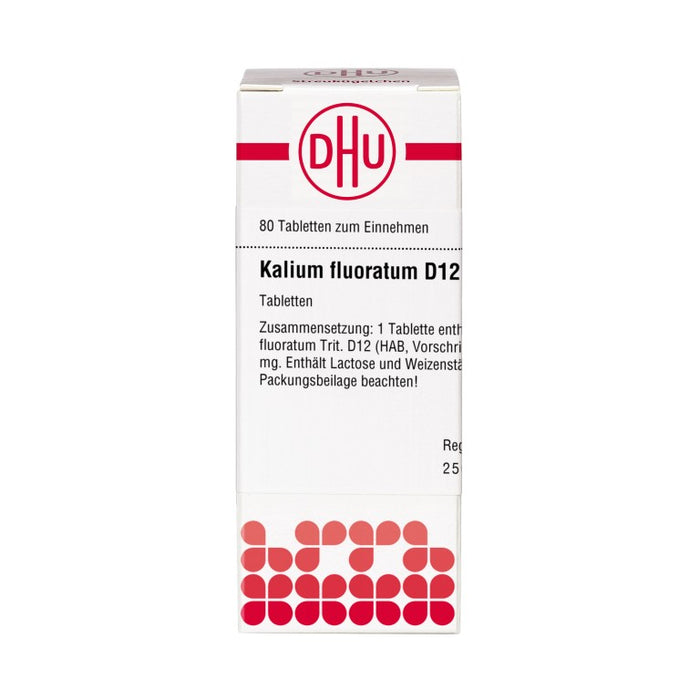 DHU Kalium fluoratum D12 Tabletten, 80 St. Tabletten