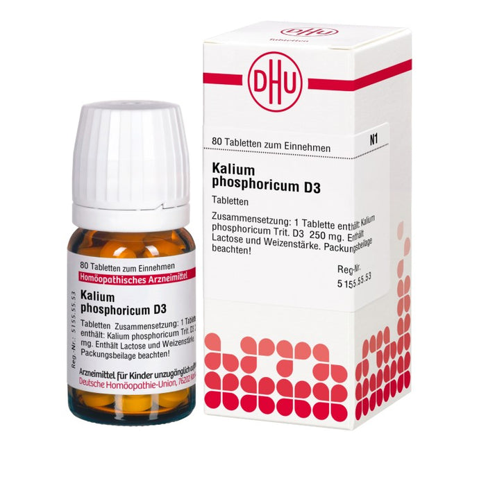 DHU Kalium phosphoricum D3 Tabletten, 80 St. Tabletten