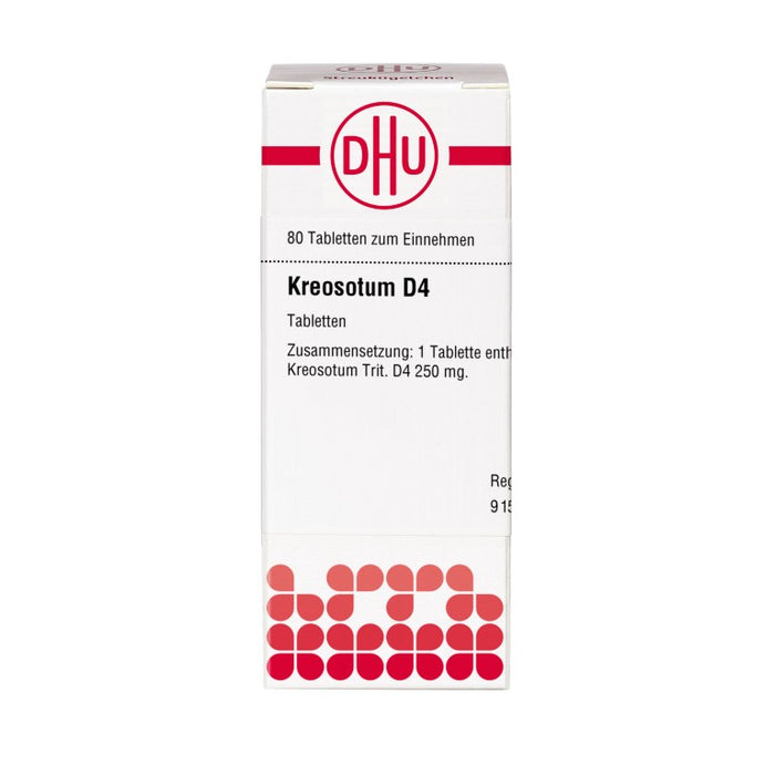 DHU Kreosotum D4 Tabletten, 80 St. Tabletten