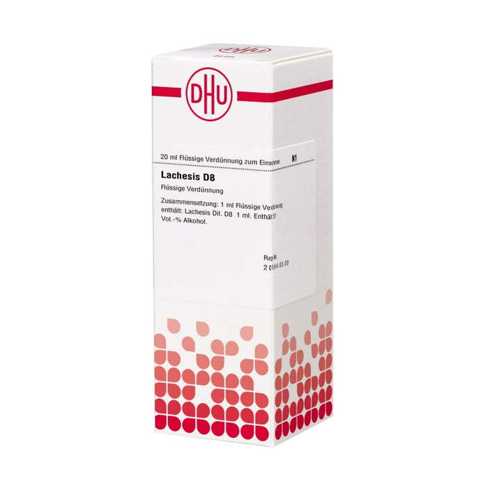 DHU Lachesis D8 Dilution, 20 ml Lösung