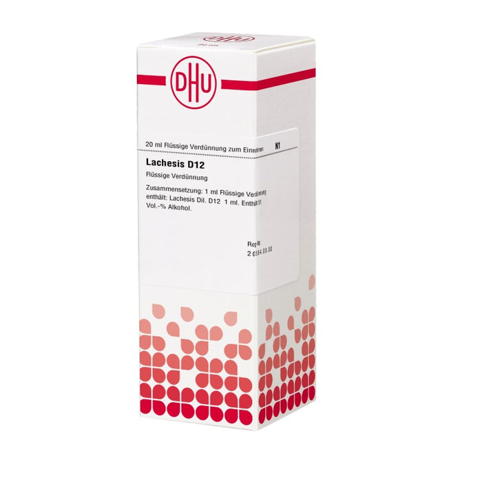 DHU Lachesis D12 Dilution, 20 ml Lösung