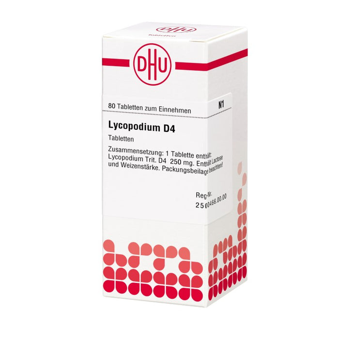 DHU Lycopodium D4 Tabletten, 80 St. Tabletten