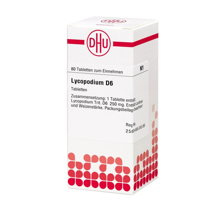 DHU Lycopodium D6 Tabletten, 80 pcs. Tablets