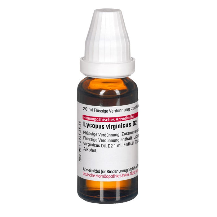 DHU Lycopus virginicus D2 Dilution, 20 ml Lösung