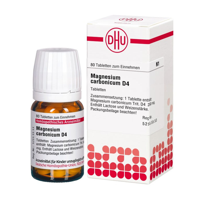 DHU Magnesium carbonicum D 4 Tabletten, 80 St. Tabletten