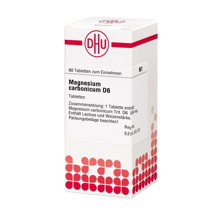 DHU Magnesium carbonicum D6 Tabletten, 80 pc Tablettes