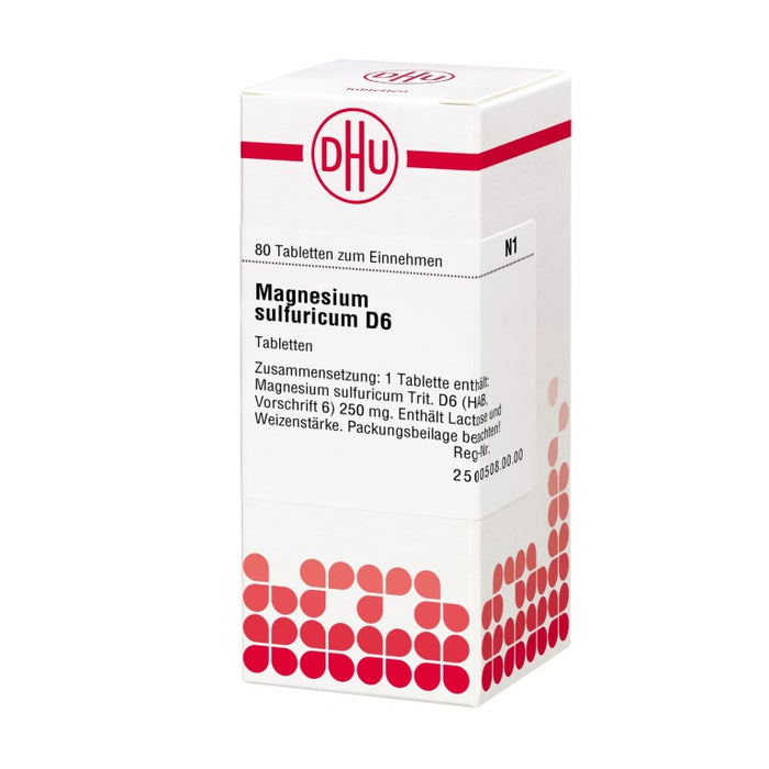 DHU Magnesium sulfuricum D6 Tabletten, 80 St. Tabletten