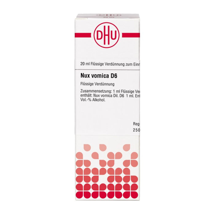 DHU Nux vomica D6 Dilution, 20 ml Lösung